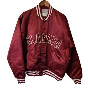 Vintage Felco Alabama Crimson Tide Nylon Bomber Jacket Size XL USA Made